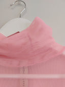 Eliza Faulkner Designs Inc. Tops Large Pre-loved Dolly Mesh Turtleneck Pink Size - L