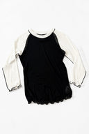 Eliza Faulkner Designs Inc. Tops Robin Top in Black and White