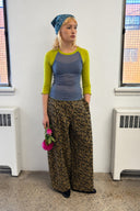 Eliza Faulkner Designs Inc. Tops Robin Top in Slate and Lime