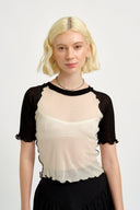 Eliza Faulkner Designs Inc. Tops Ruth Tee Black & White
