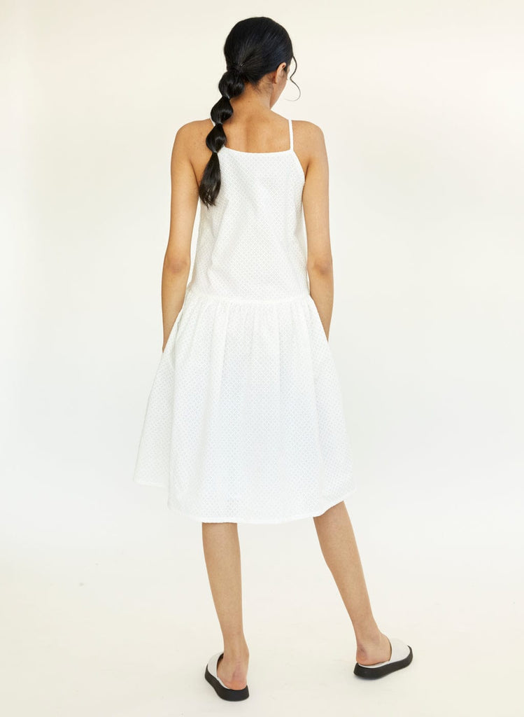 Eliza Faulkner Designs Inc. Dress White Eyelet Tig Dress