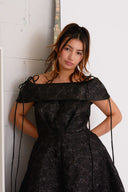 Eliza Faulkner Designs Inc. Dresses Amora Dress Black Jacquard