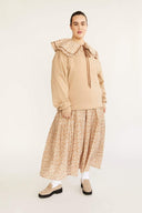 Eliza Faulkner Designs Inc. Dresses Beige Floral Sawyer Dress