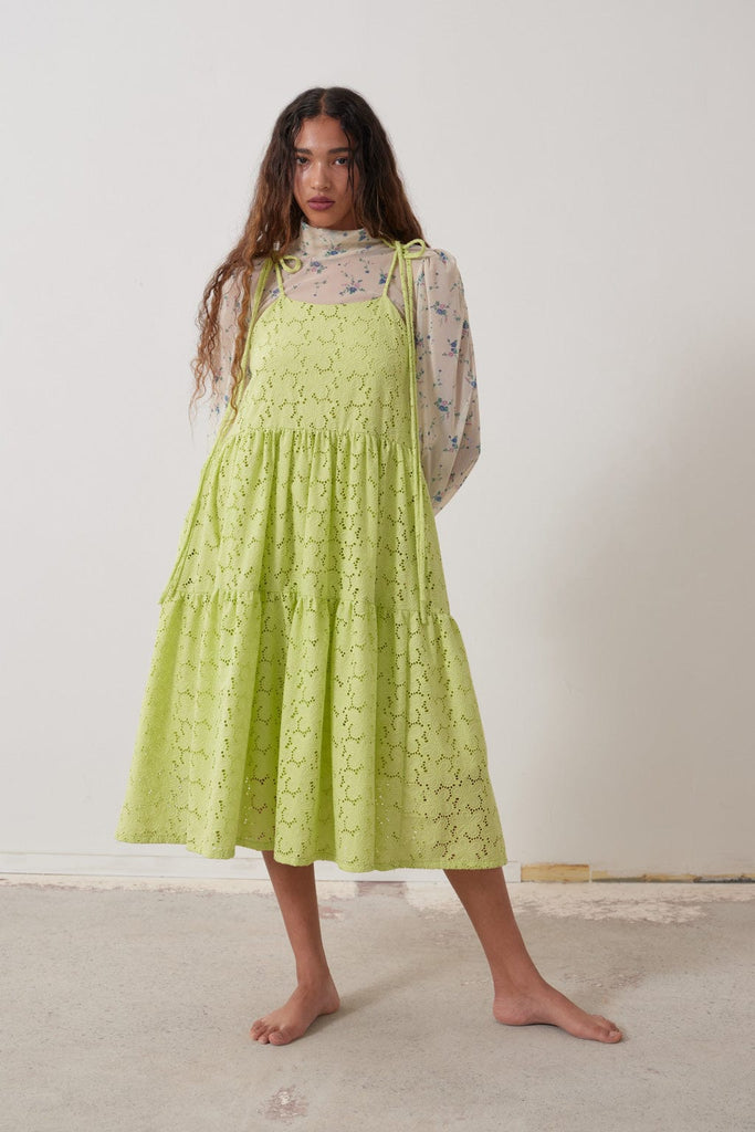 Eliza Faulkner Designs Inc. Dresses Cece Dress Pear Eyelet