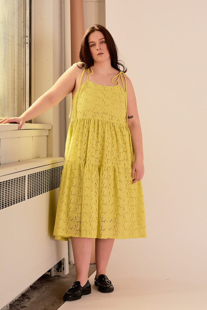 Eliza Faulkner Designs Inc. Dresses Cece Dress Pear Eyelet