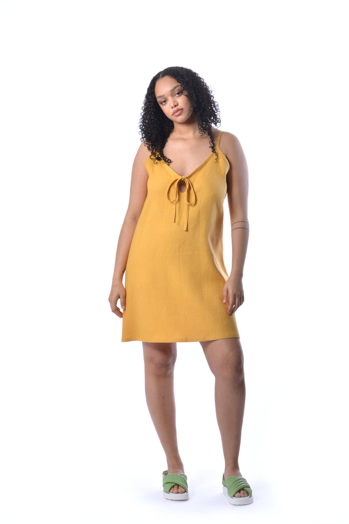 Eliza Faulkner Designs Inc. Dresses Sunshine Linen Slip Dress