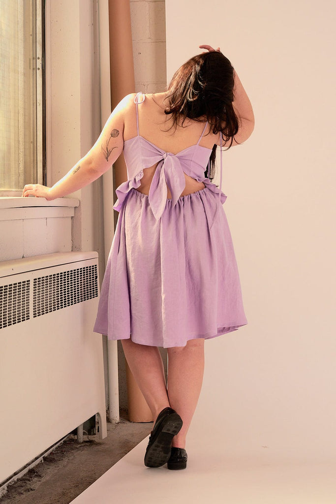 Eliza Faulkner Designs Inc. Dresses Tessa Dress Lilac Linen
