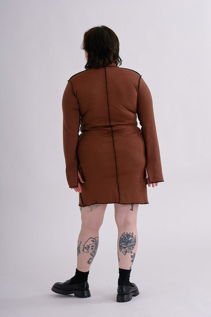 Eliza Faulkner Designs Inc. Dresses Victoria Dress Chocolate Brown