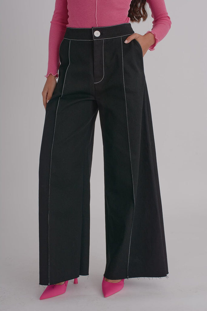 Eliza Faulkner Designs Inc. Pants Lavoy Pants Black Twill
