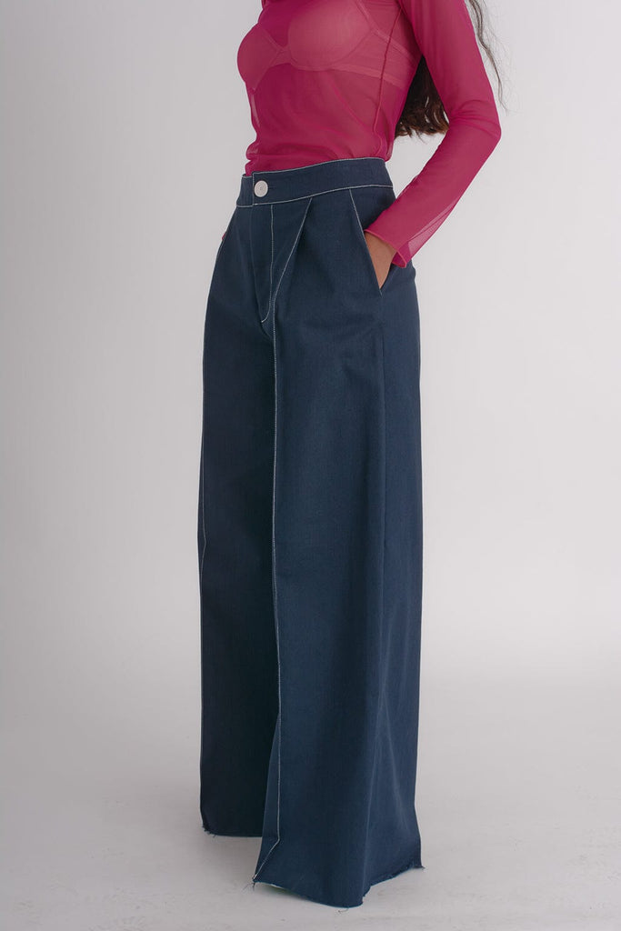 Eliza Faulkner Designs Inc. Pants Lavoy Pants Navy Twill