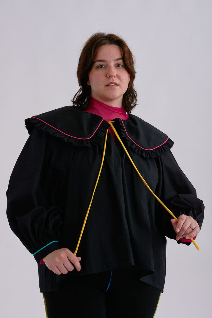 Eliza Faulkner Designs Inc. Shirts & Tops Sawyer Top Black & Multicolour