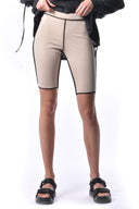 Eliza Faulkner Designs Inc. Shorts Cream Ryder Biker Shorts