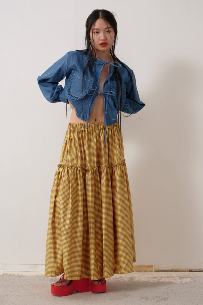 Eliza Faulkner Designs Inc. Skirts Rain Skirt Retro Gingham