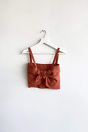 Eliza Faulkner Designs Inc. Terracotta Linen Molly Top