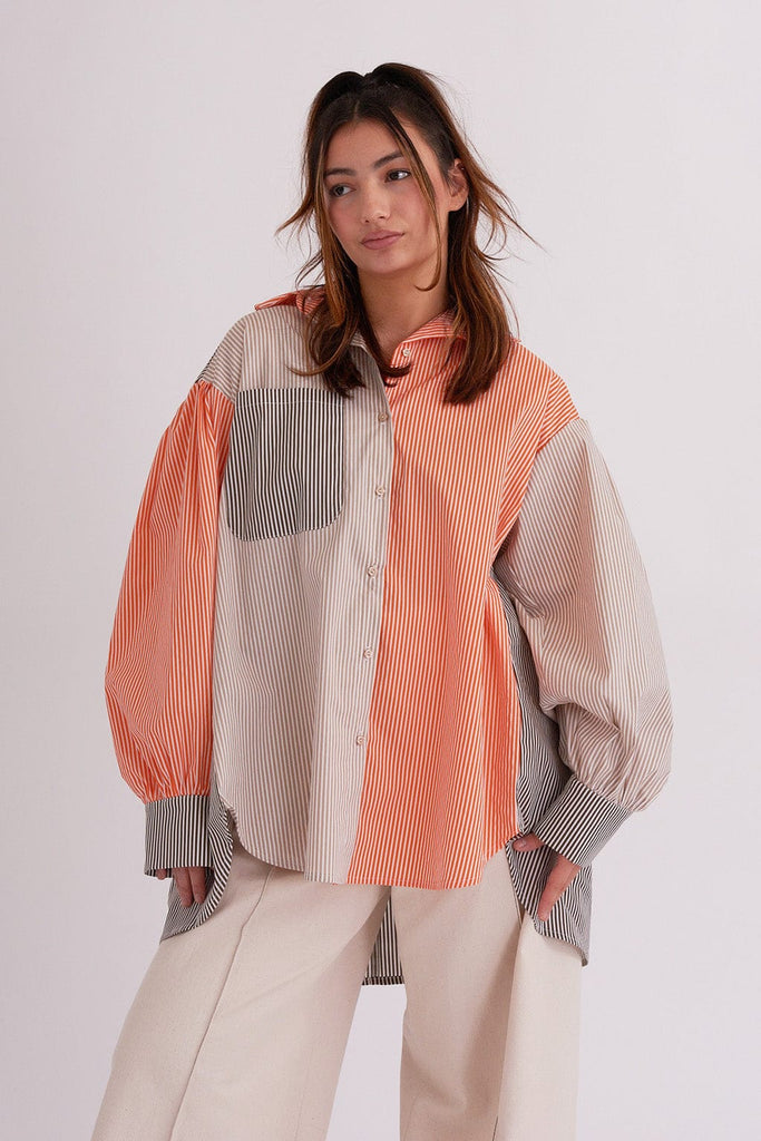Eliza Faulkner Designs Inc. Tops 70s Stripe Venti Shirt